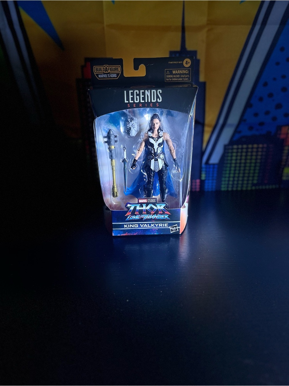 Marvel King Valkyrie Action Figure - Blue, White, Gold